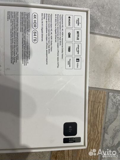 Тв приставка apple tv 4k