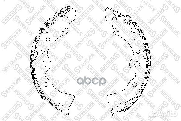 155 100-SX 4144.00465sbsk1167-01 колодки