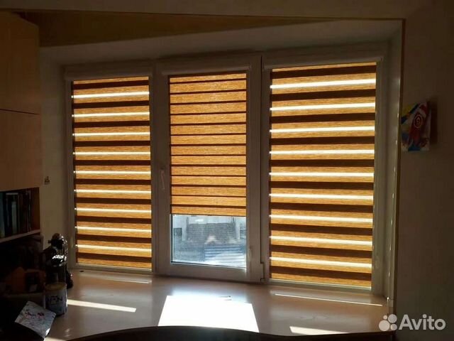 Рулонные шторы день-ночь