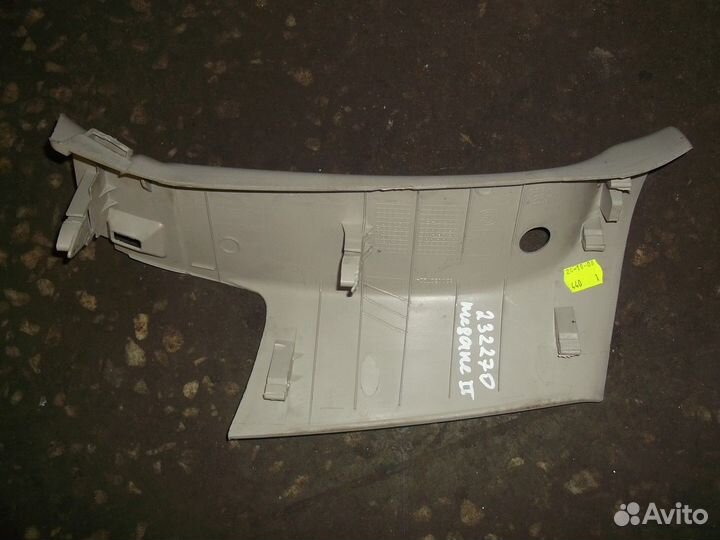Обшивка стойки задней верхняя правая