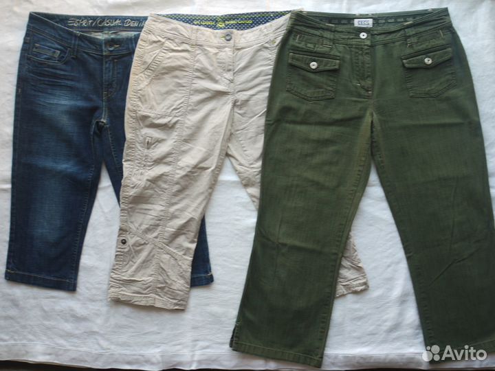 Брендовые женские бриджи хлопок