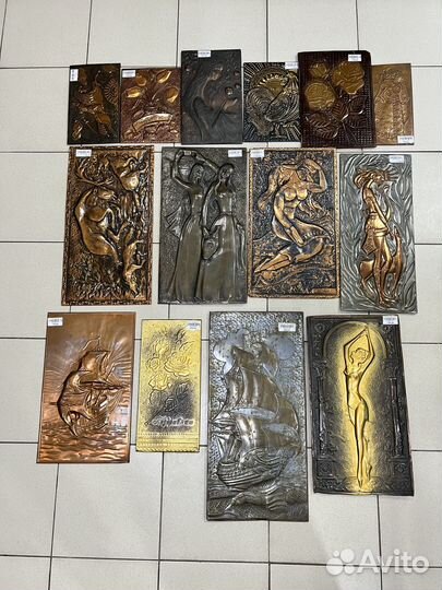 Картина чеканка СССР