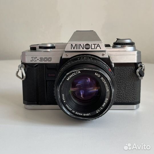 Minolta X-300 + Rokkor 50mm f/1.7 MD