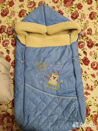 Зимний конверт в коляску