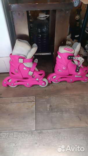 Ролики коньки детские раздвижные
