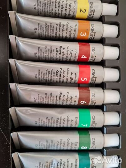 Акриловые краски фирма Crelando