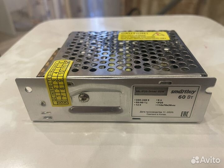 Блок питания Smartbuy 12V 60W