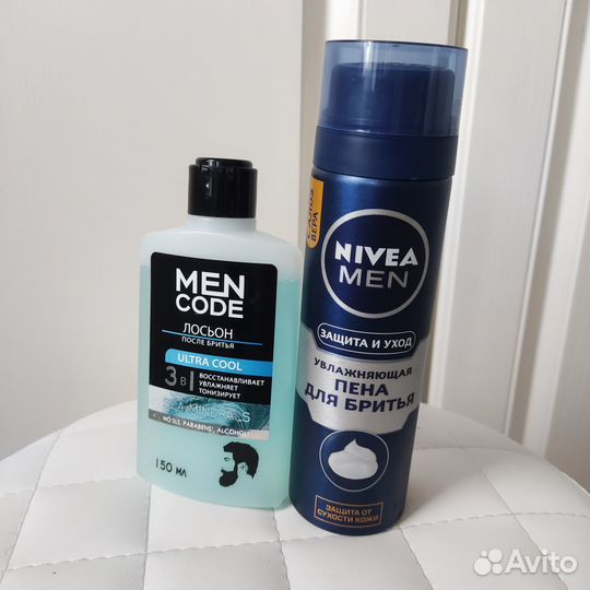 Пена и лосьон для бритья
