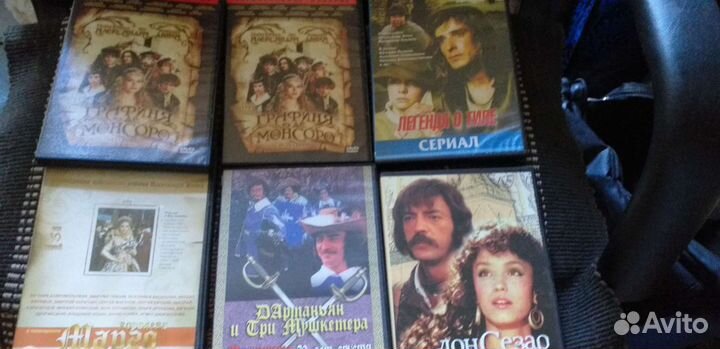 Коллекция DVD дисков с фильмами и музыка СССР