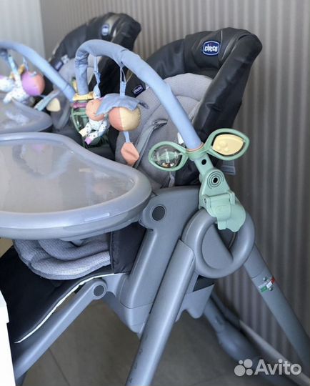 Стульчик для кормления chicco polly magic relax