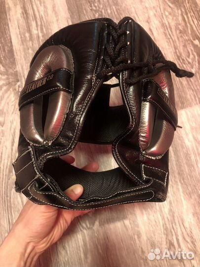 Боксерский шлем с бампером everlast