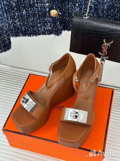 Босоножки женские Hermes Premium