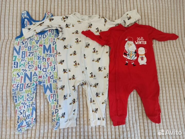 Вещи пакетом для мальчика(3-12 мес)