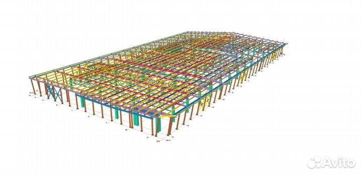 Разработка чертежей кмд для металлоконструкций