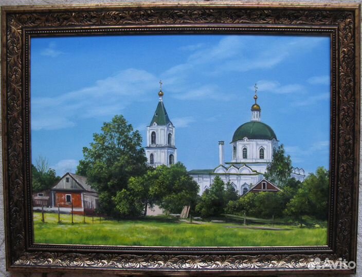 Церковь Рождества Христова. Рузский район. 50х70см