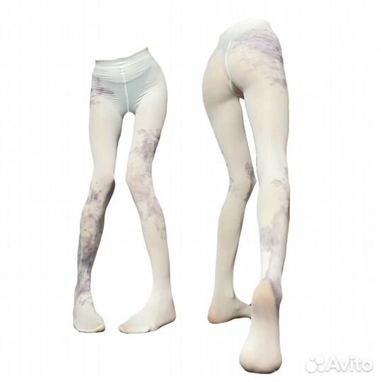 Колготки с принтом 