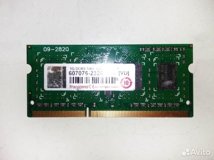 RAM SO-dimm Transcend DDR3 1024/8500/1066
