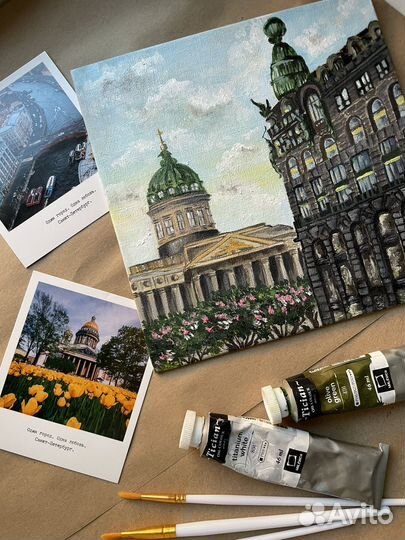 Картина маслом пейзаж