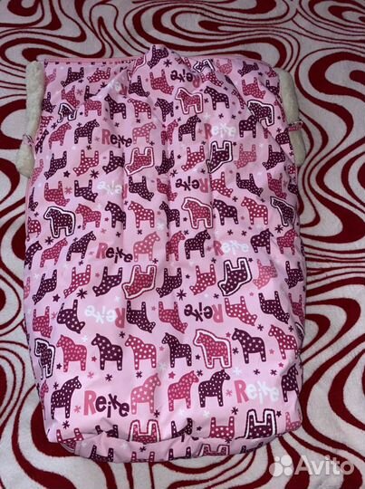 Зимний конверт в коляску/санки с 0мес