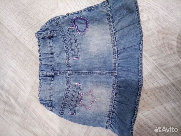 Джинсовые юбки, шорты