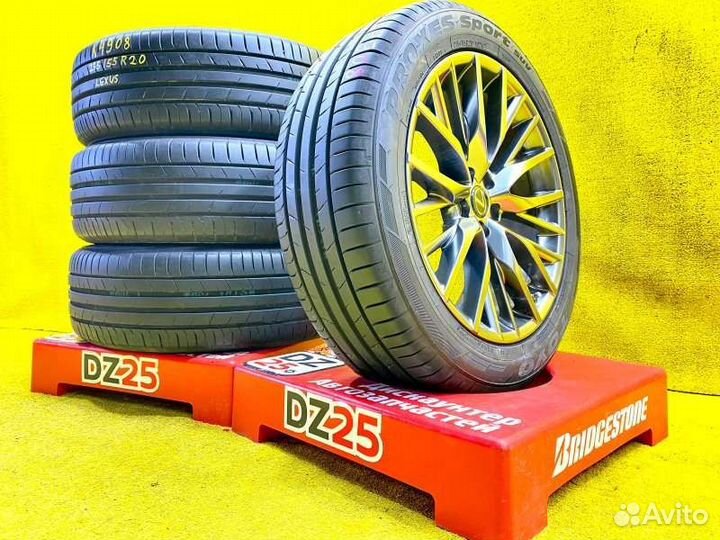 Колеса из Японии на дисках Lexus RX F sport R20 ор