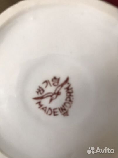 Чашки, кофейник Корея