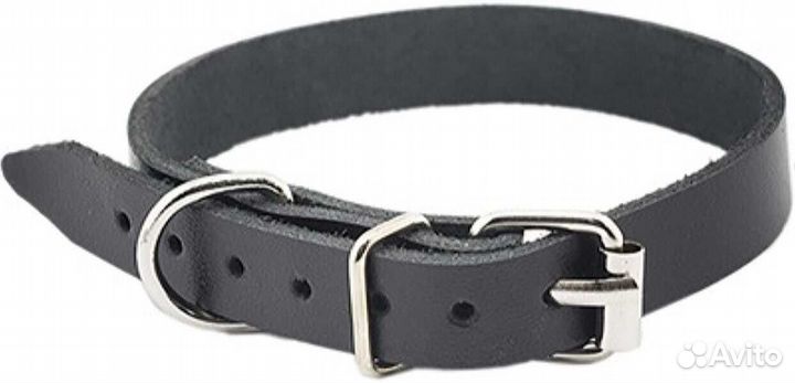 Ошейник кожаный новый