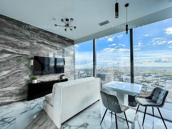 2-к. апартаменты, 60 м², 80/85 эт.