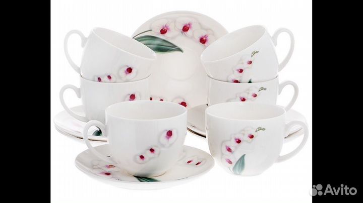 Новый Чайный набор 12 пр