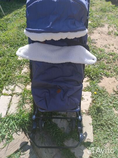 Коляска санки зима