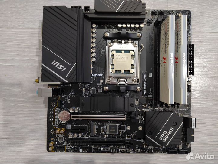 Комплект MSI PRO B650M-A wifi+Ryzen 5 7600X+32 Гб
