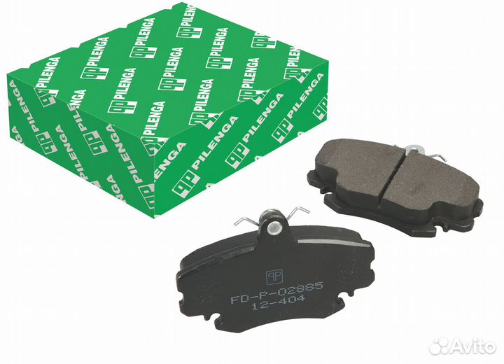 Колодки тормозные дисковые без ABS перед