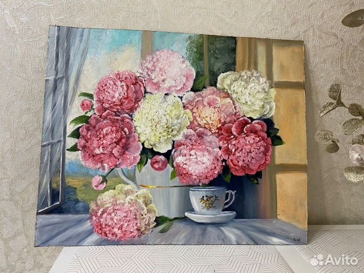 Картина Пионы