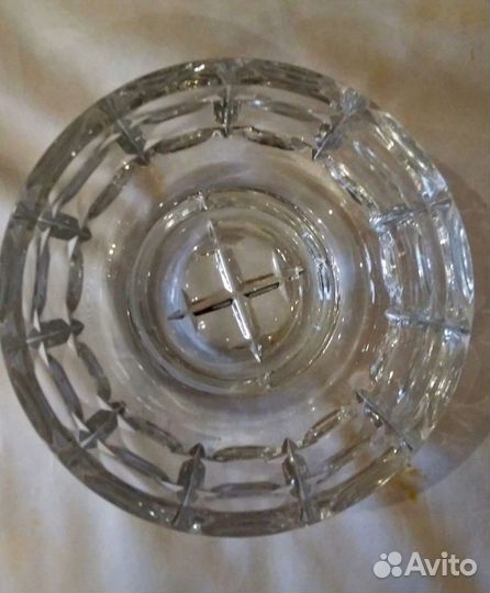 Салатница хрустальная