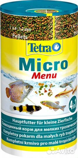 Tetra (корма) корм для всех видов мелких рыб, четы