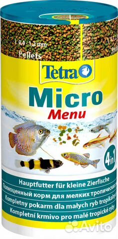 Tetra (корма) корм для всех видов мелких рыб, четы
