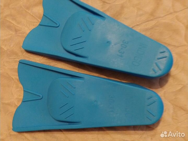 Ласты для плавания детские размер 30-31