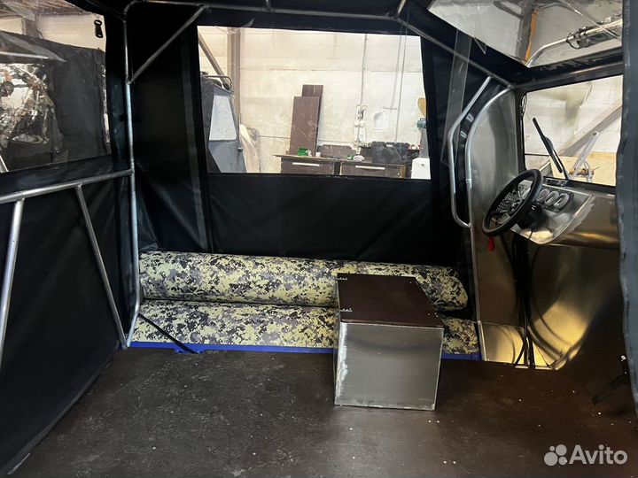 Аэроглиссер Бриз-480 на баллонах низкого давления