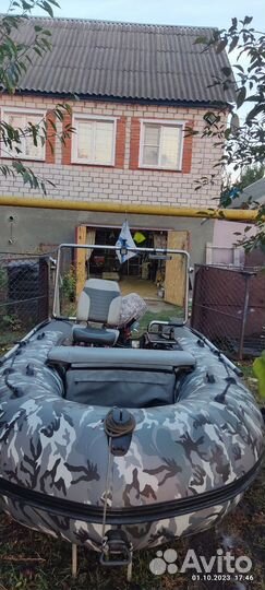 Моторная лодка Хантер 380 про Ямаха 9.9(15)