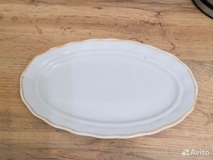 Масленка фарфоровая