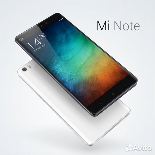 Флип-кейс для Xiaomi Mi Note (черный) Эко-кожа