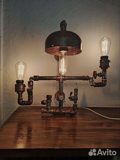 Настенный светильник стимпанк, лофт