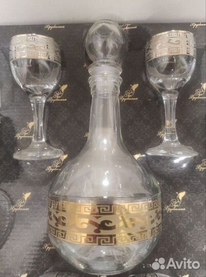 Гусь хрустальный набор