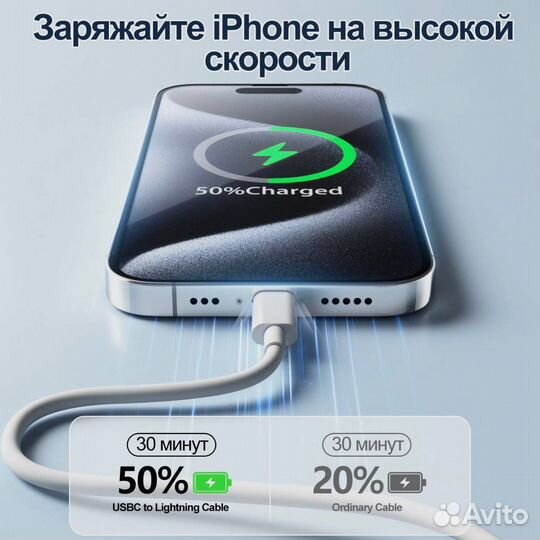 Кабель type c lightning