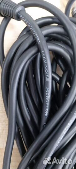 Кабель XLR-Jack 6.3mm моно 10 метров