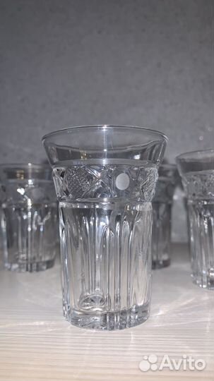 Стопки хрусталь 6 штук 