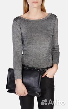 Клатч большой кожанный Karen Millen Карен Миллен