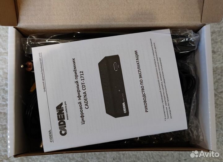 Приемник цифровой эфирный cadena CDT-1712