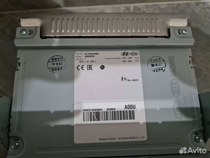 Магнитола hyundai solaris 2