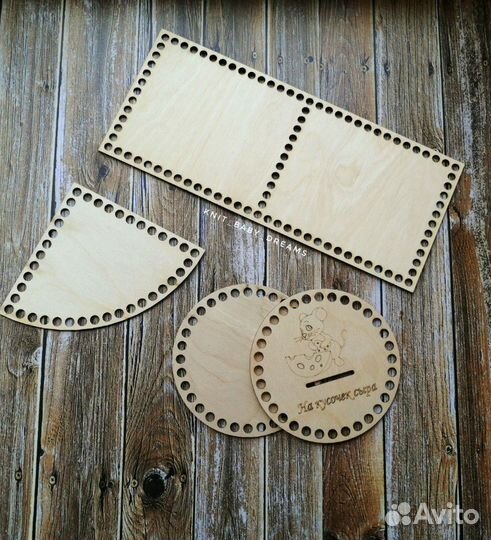 Заготовки для вязания корзин и органайзеров